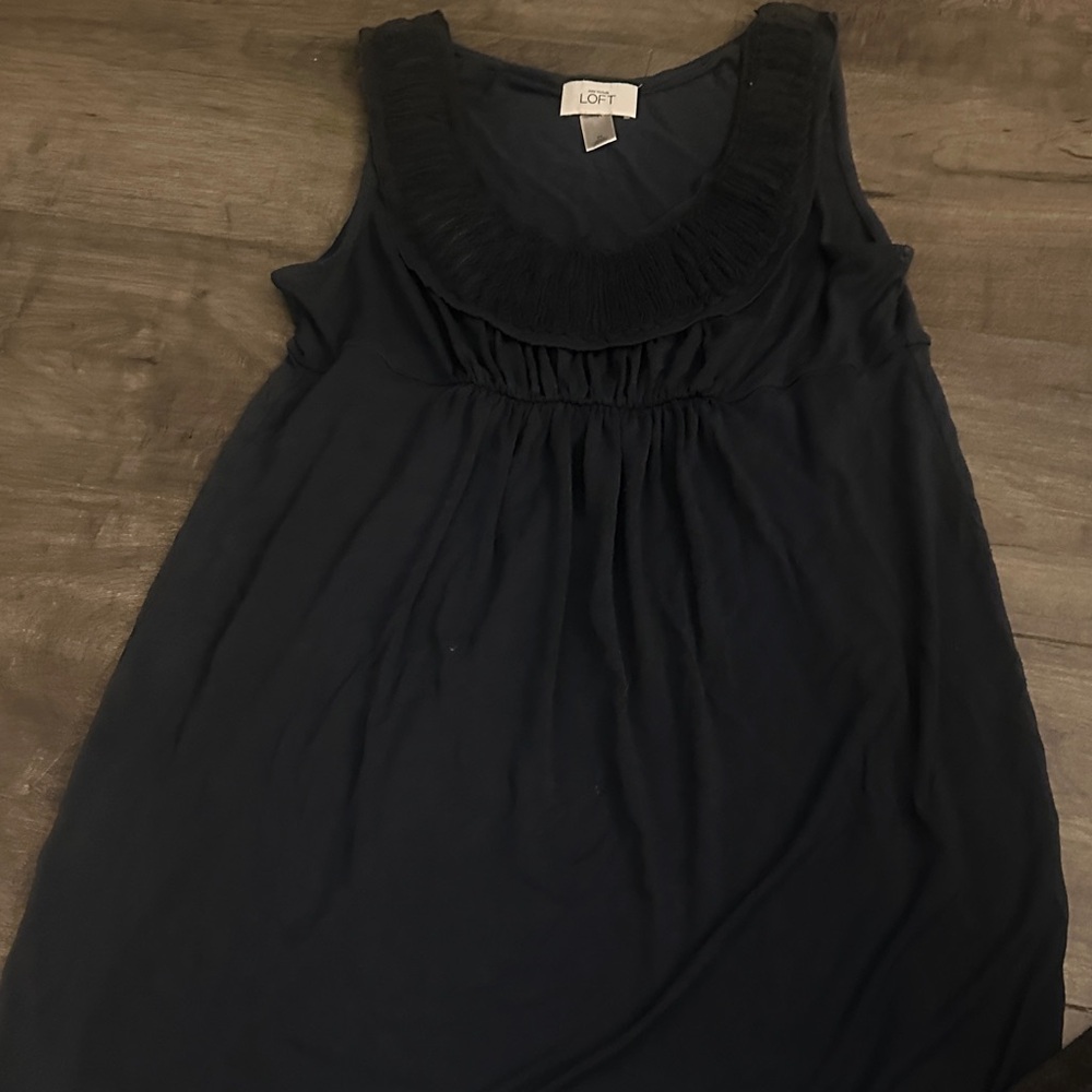 LOFT Women's Elegant Black Tank Top